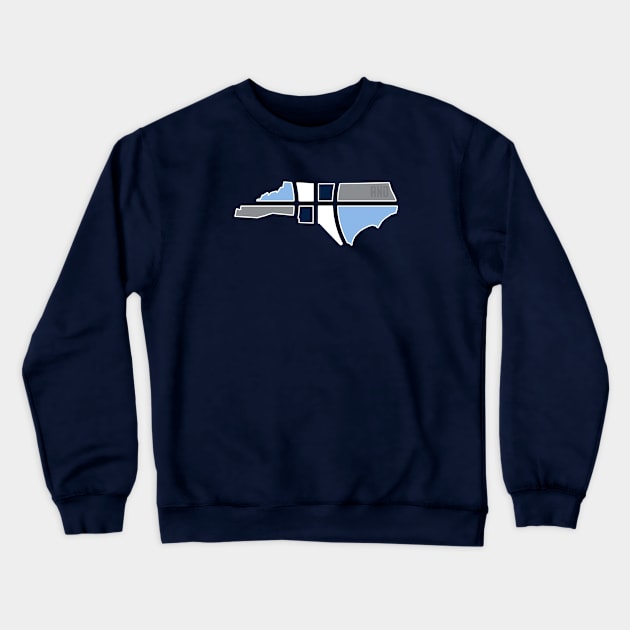 North Carolina Basketball Crewneck Sweatshirt by And1Designs